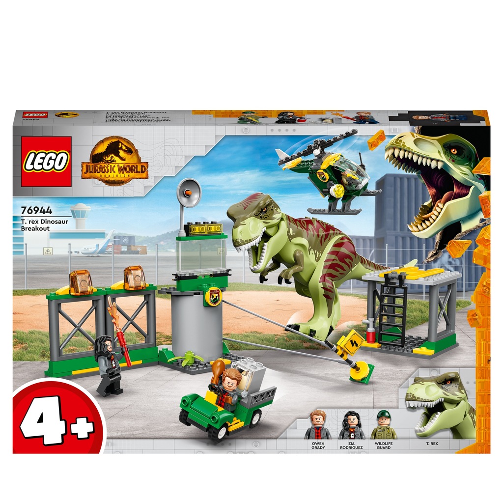 LEGO Jurassic World Ucieczka tyranozaura 76944