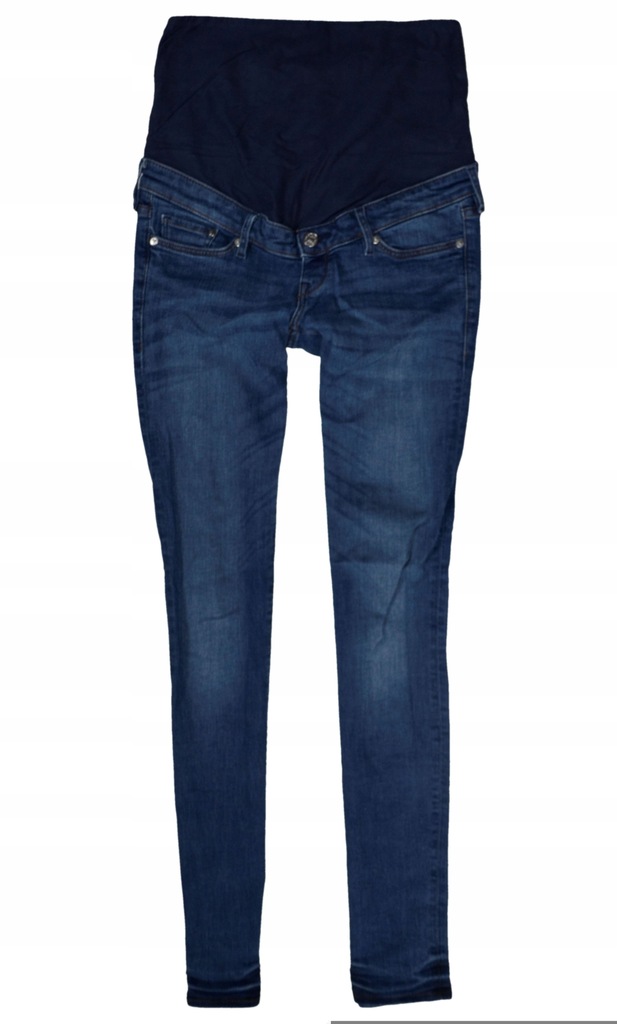 671.H&M spodnie jeans jeansy ciążowe r. 38