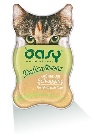 OASY KOT DELICATESSE PATE DZICZYZNA 85G