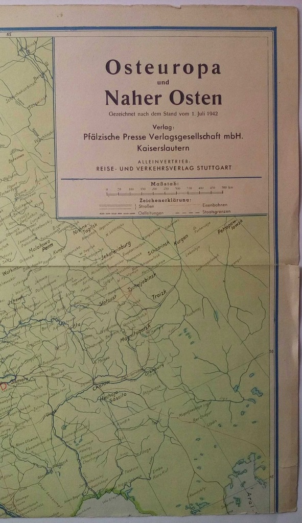 Europa wschodnia Bliski Wschód 1942