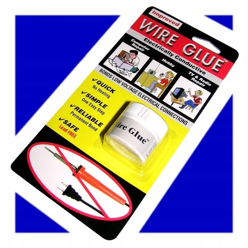 KLEJ PRZEWODZĄCY PRĄD WIRE GLUE BEZ LUTOWANIA 100%