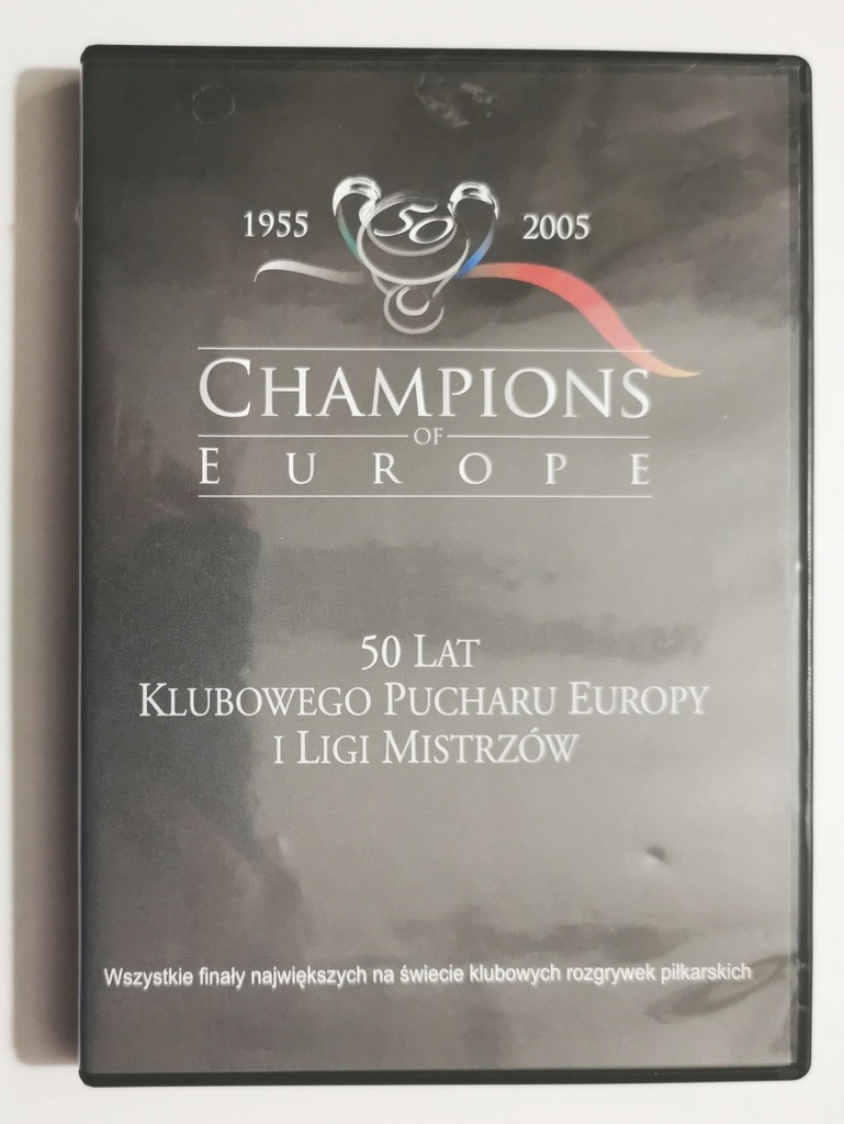 DVD. CHAMPIONS OF EUROPE. 50 LAT KLUBOWEGO PUCHARU