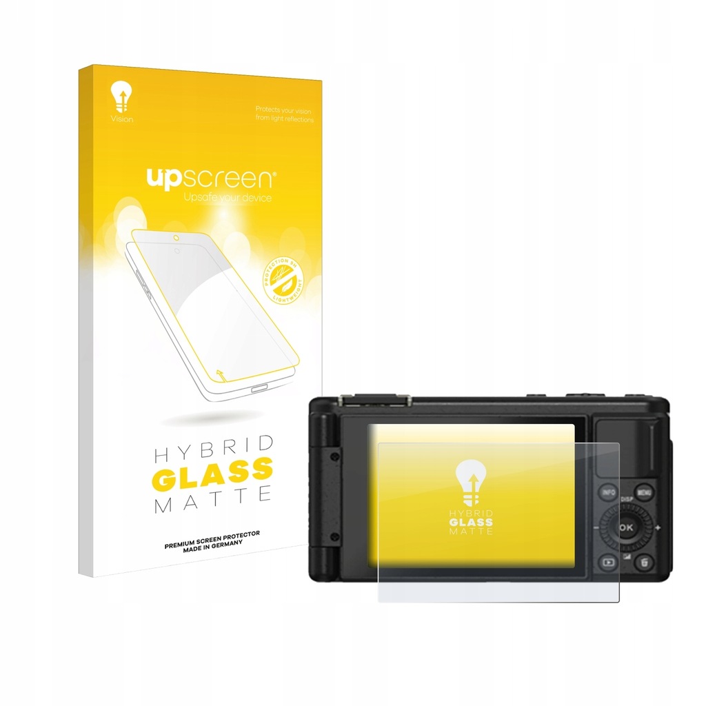 upscreen Hybrid Glass Matte Protection Film for Yashica City 100
