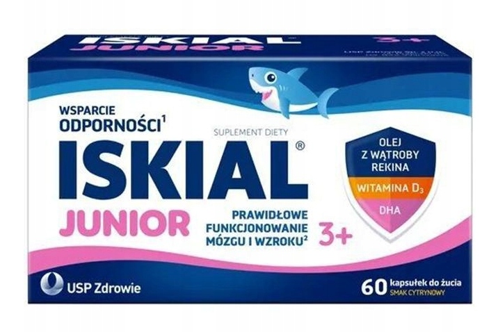 Iskial Junior, 60 kapsułek do żucia