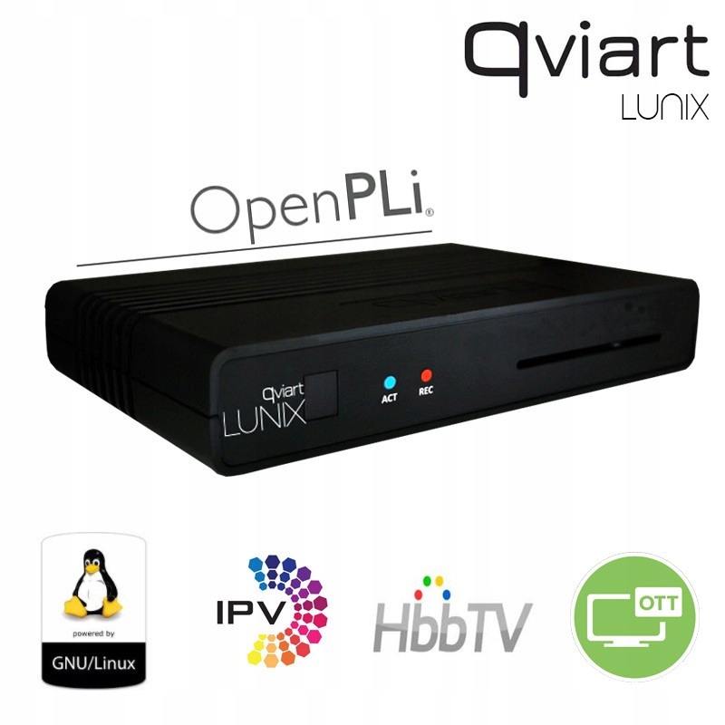 Qviart LUNIX DVB-S2 H265 (Vu+ Zero) Enigma OpenATV