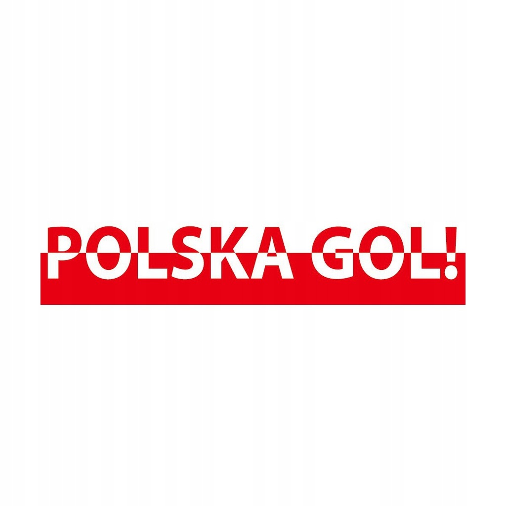 Naklejka 40X10Cm Polska