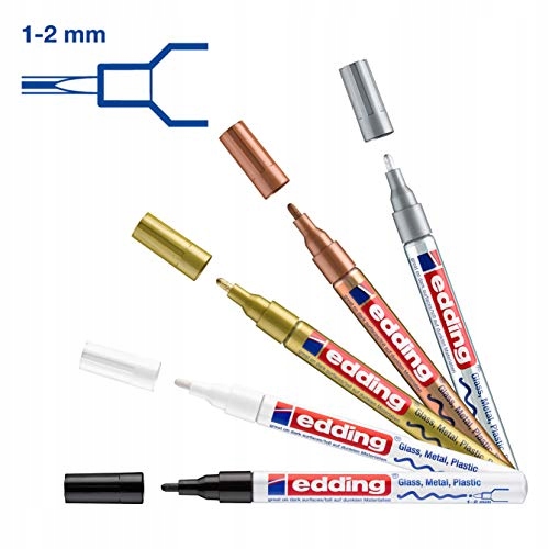 Edding 751 Gloss Paint Marker Metallic Bullet Tip