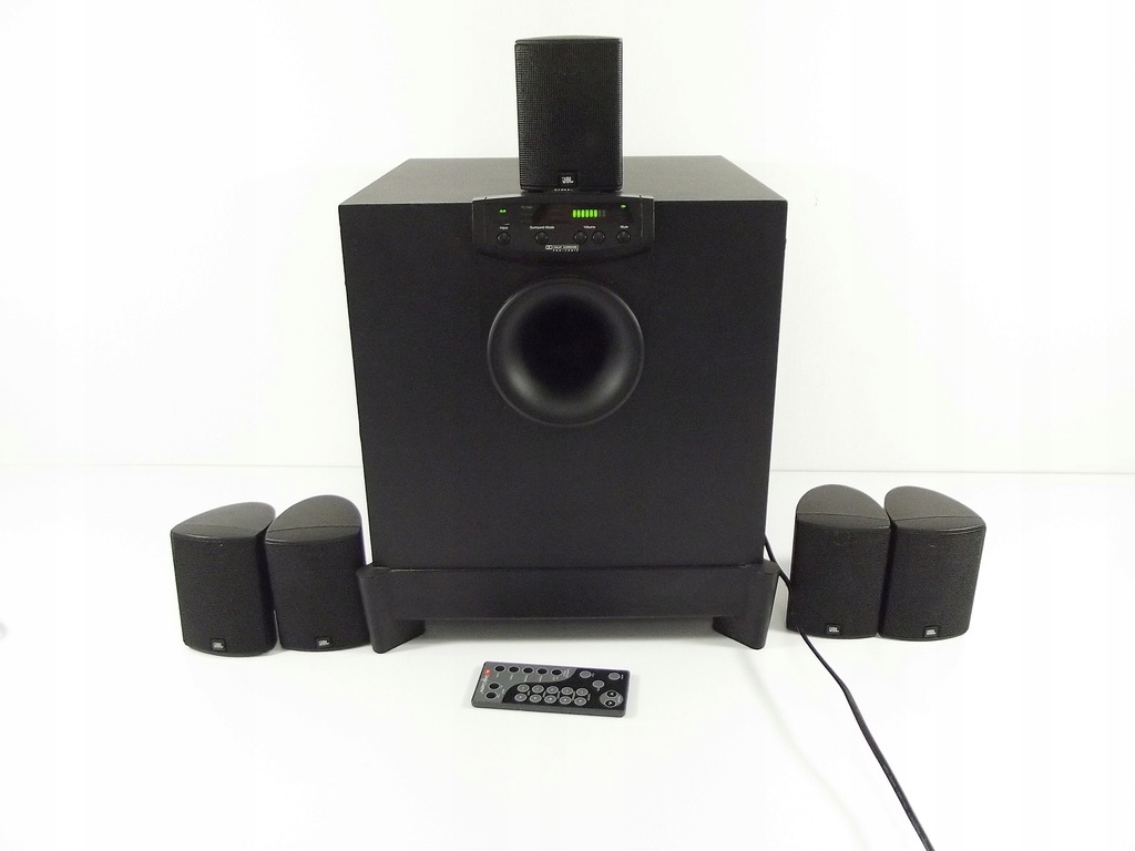 ZESTAW JBL SUB300 5.1 + PILOT POTĘŻNY SUBWOOFER