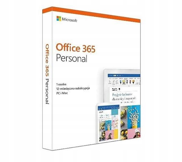 Oprogramowanie Microsoft Office 365 Personal PL