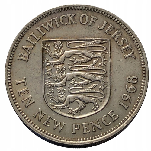 17412. Wielka Brytania - 10 nowych pensów - 1968r.