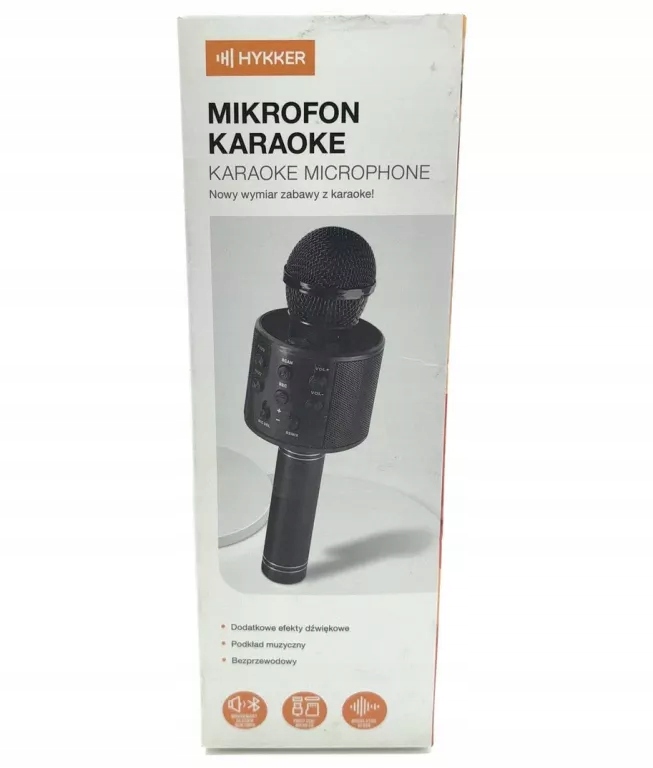 MIKROFON KARAOKE HYKKER BMS-300 LITE CZARNY