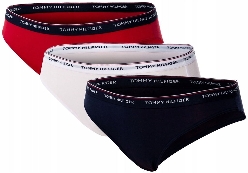 TOMMY HILFIGER MAJTKI DAMSKIE 3 PARY BIKINI R: S