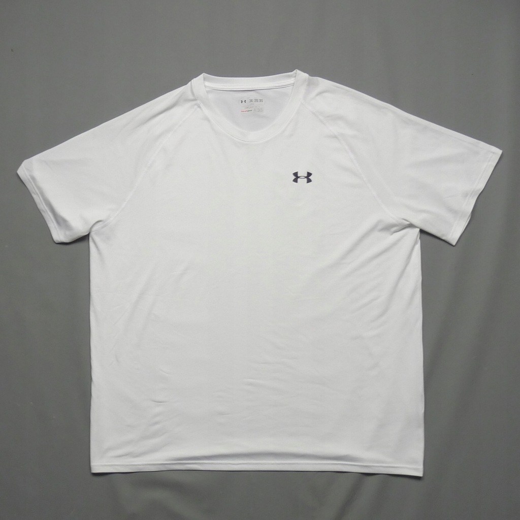 UNDER ARMOUR biała gładka koszulka T-Shirt Tee 3XL
