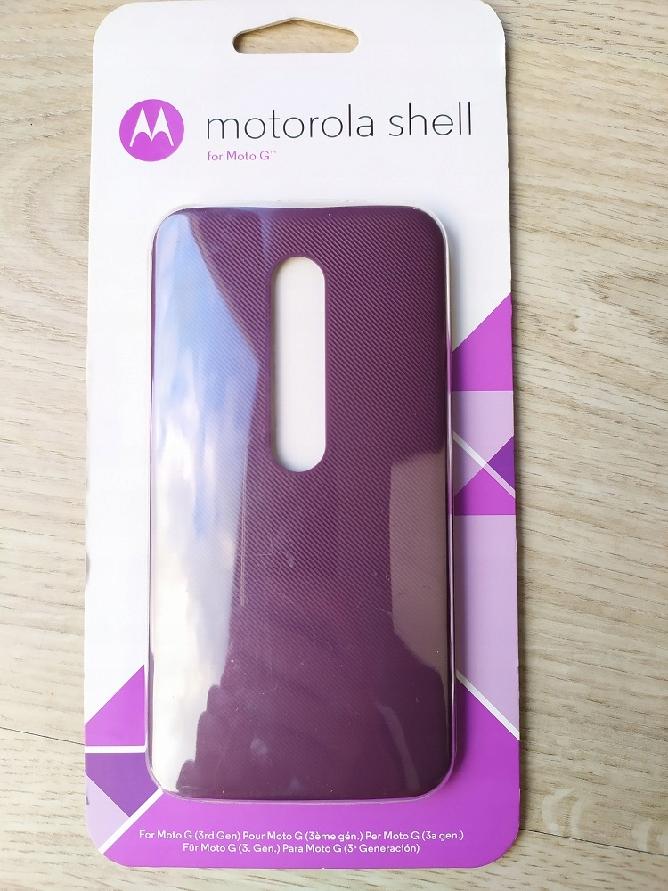 Motorola Moto G3 klapka kolor czerwone wino