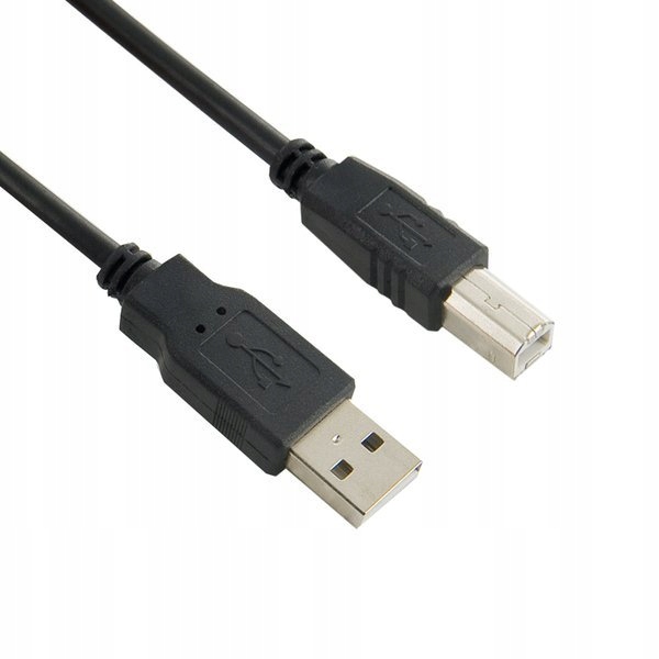 4World Kabel USB 2.0 A-B M/M 3m Ferryt|czarny