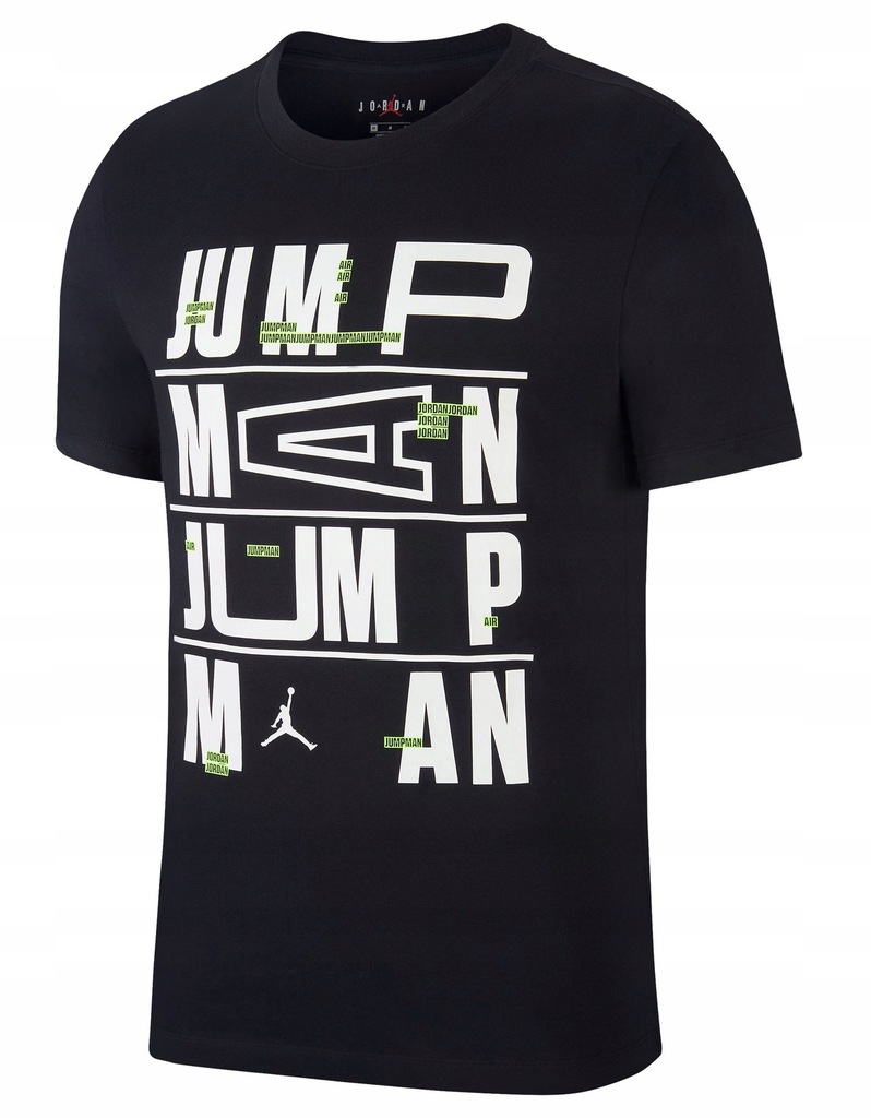 T-SHIRT NIKE MĘSKI JUMPMAN CJ6302-010 CZARNY R. L