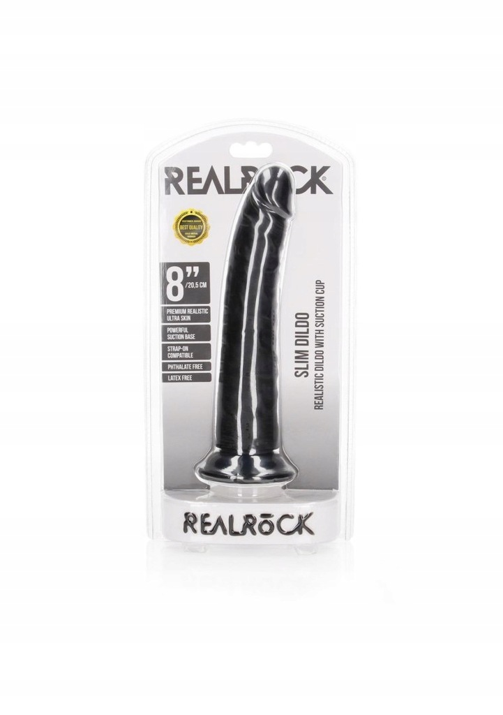 Slim Realistic Dildo with Suction Cup - 8""""/ 20,5