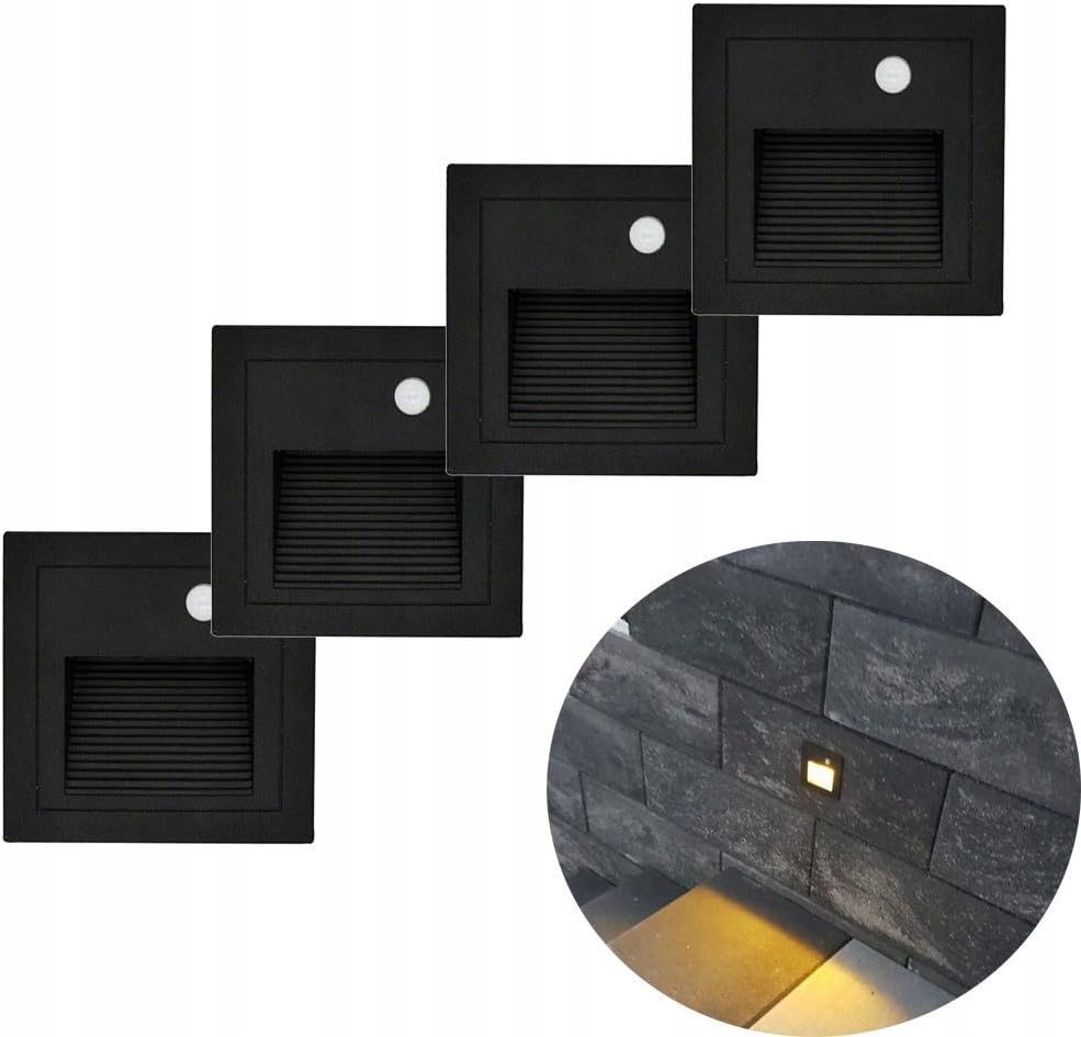 Arotelicht 3W Oświetlenie stóp LED, oświetlenie podłogowe zestaw 3szt