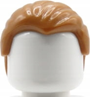 LEGO włosy figurki - męskie jasne brązowe krótkie