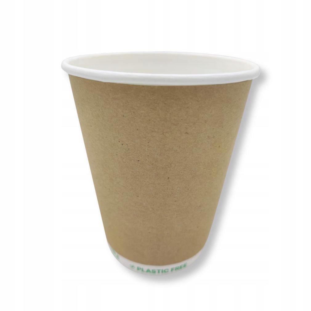 Kubek papierowy PLASTIC FREE 300ml 25szt