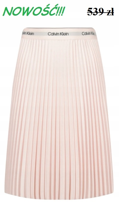 SPÓDNICA CALVIN KLEIN - SUNRAY PLEAT MIDI - 38