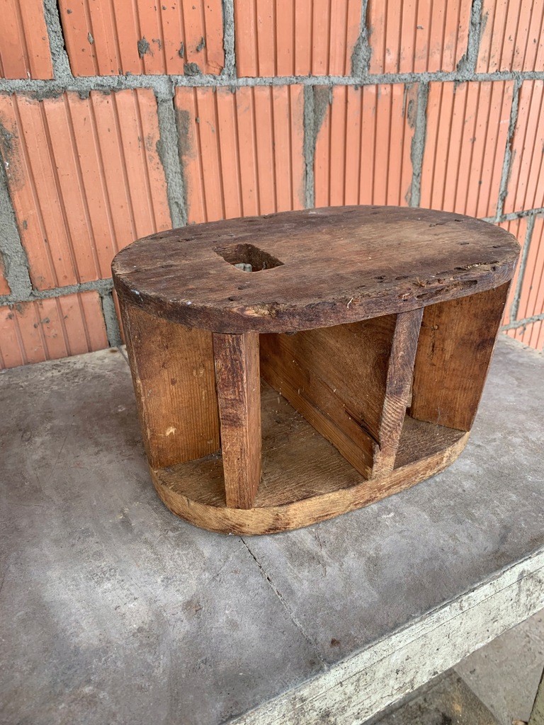 STARA DREWNIANA FORMA DO ROBIENIA KOSZYKÓW KOSZYKA
