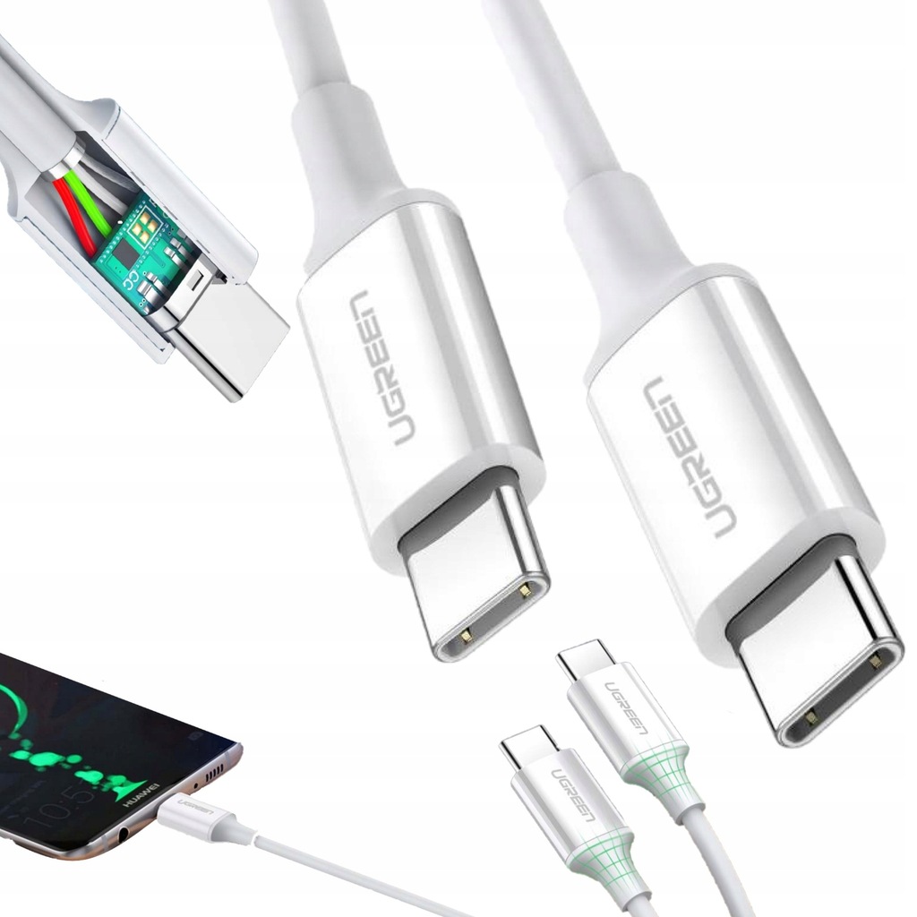 KABEL PRZEWÓD USB-C USB Typ C SZYBKIE ŁADOWANIE QC