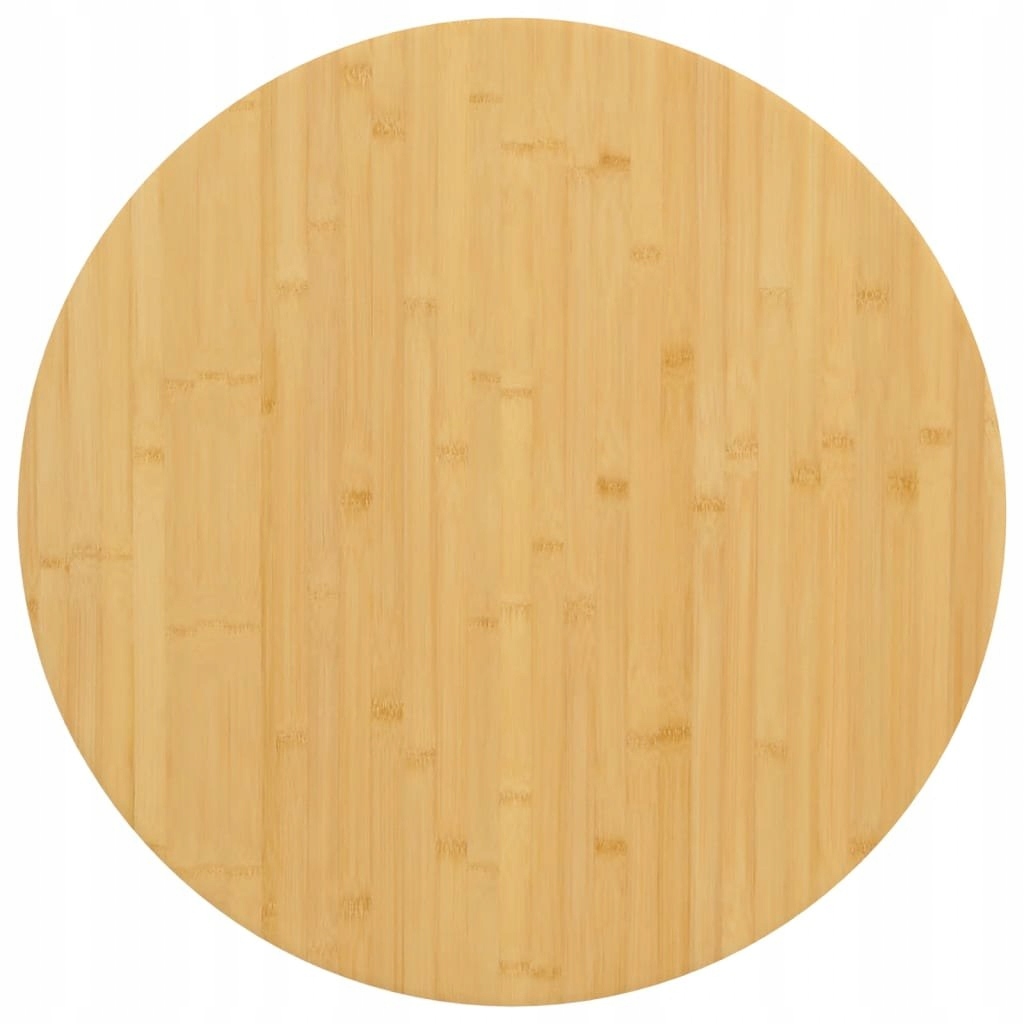 Stylowe Meble Domowe Blat do stołu, Ø60x1,5 cm, bambusowy