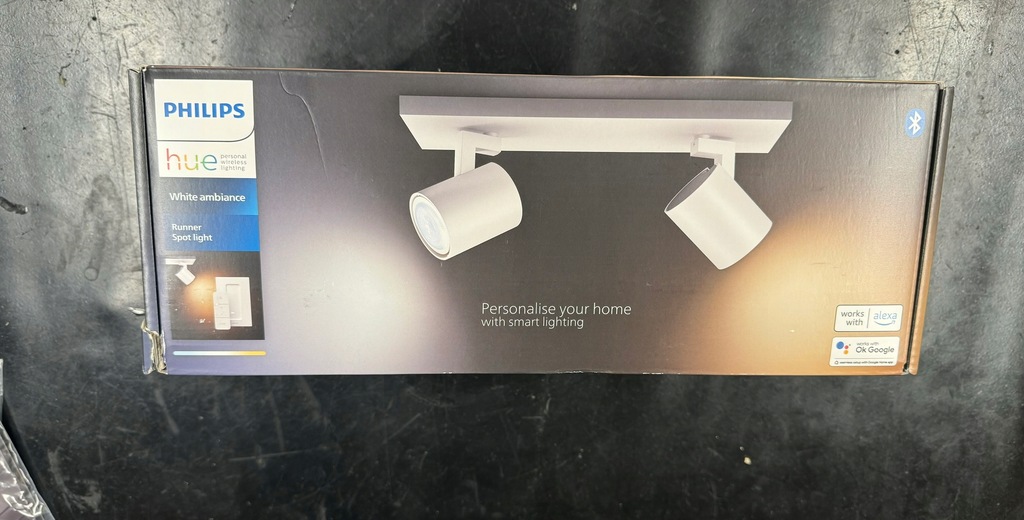 Philips Hue White ambiance Podwójne oświetlenie punktowe Runner białe