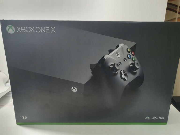 KONSOLA XBOX ONE X 1 TB DOWÓD ZAKUPU KOMPLET