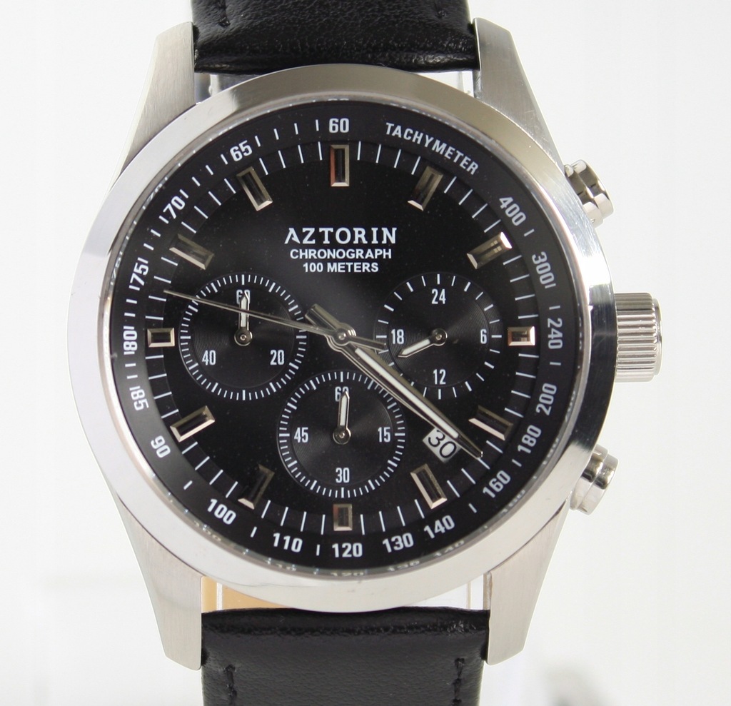 Aztorin Chronograph A042.G168 Sapphire NOWA BATERI