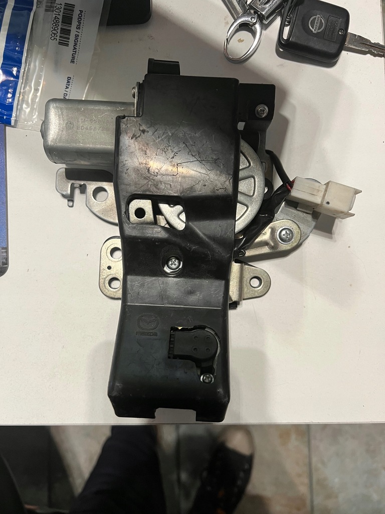 ZAMEK KLAPY TYLNEJ BAGAŻNIKA MAZDA 6 II GH 2007-2012 kompletny ...