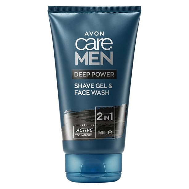 Żel do golenia i mycia twarzy 2 w 1 Care MEN AVON