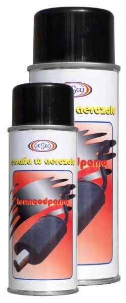 WES 100102E LAKIER WYSOKOTEMPERATUROWY SREBRNY 400ML - DO 400°C / WESCO 02