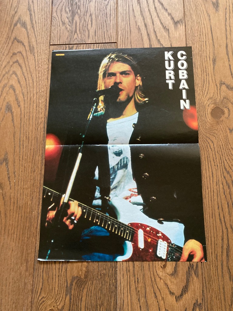 Plakat - Kurt Cobain + Ace of Base - Popcorn, lata 90-te