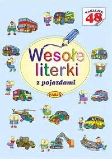 WESOŁE LITERKI Z POJAZDAMI, MARIOLA BUDEK