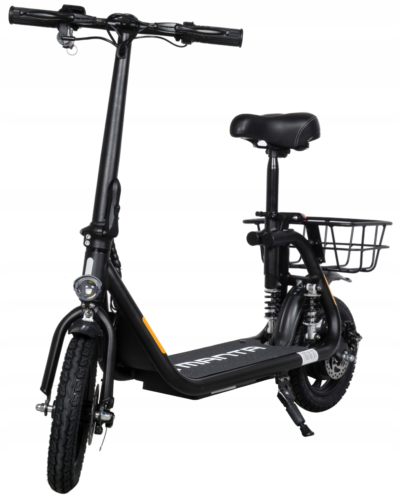 SKŁADANA HULAJNOGA ELEKTRYCZNA SKUTER MANTA KOSZYK