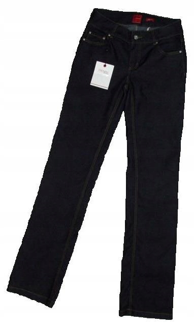 Vero moda denim Spodnie damskie jeansy granat 36