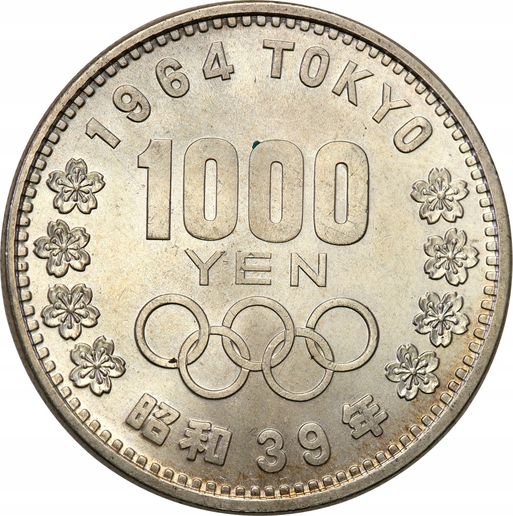 Japonia 1000 Yen 1964 Olimpiada Tokyo st.1