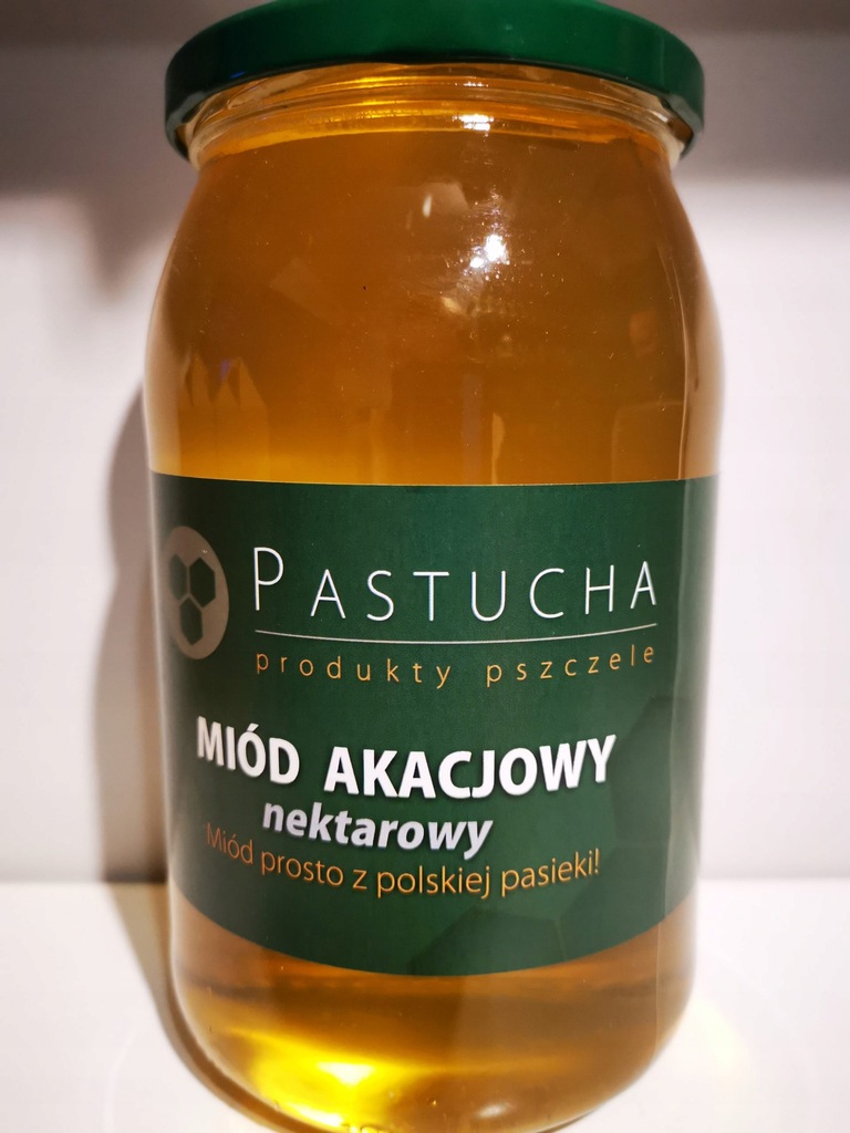Miód nektarowy akacjowy Pasieka Pastucha 1,2 kg