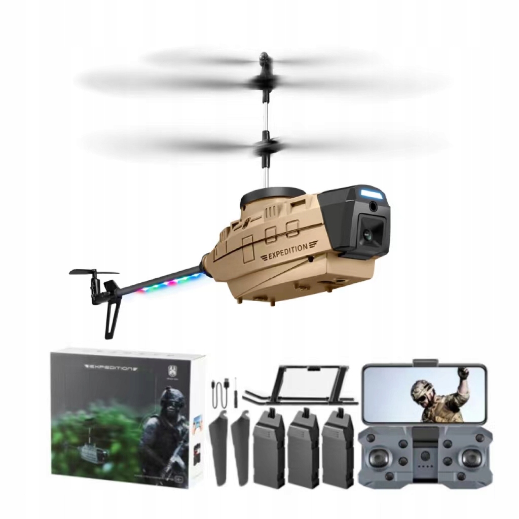 MINI HELIKOPTER STEROWANY ZDALNIE DRONY PRO WIFI RC
