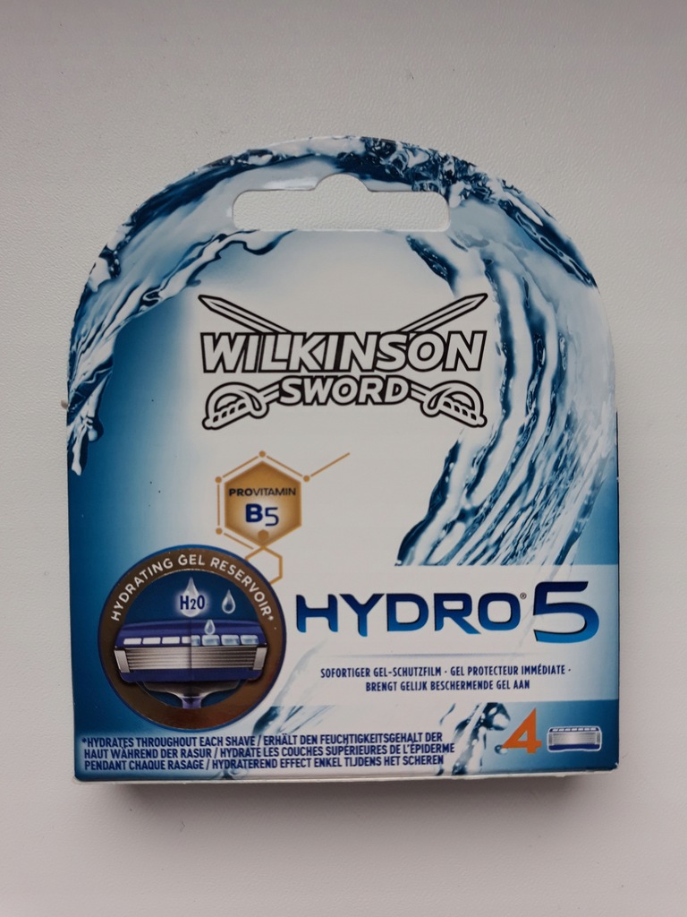 Wilkinson Sword HYDRO 5 H2O z witaminą B5 4 sztk