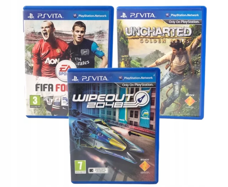 ZESTAW GIER NA PS VITA UNCHARTED/WIPEOUT 2048