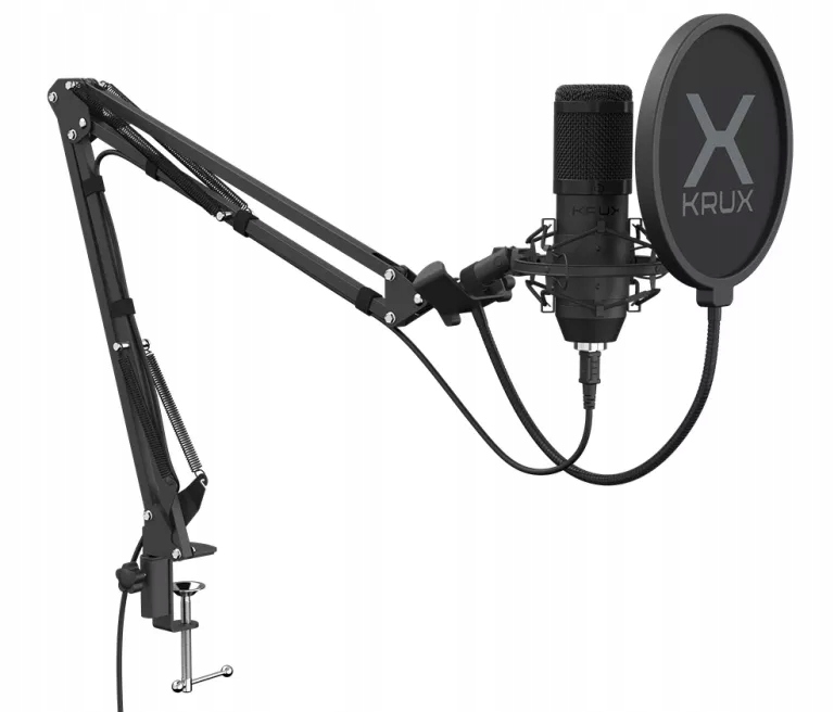 MIKROFON STREAMINGOWY KRUX EDIS 1000 USB - ZESTAW