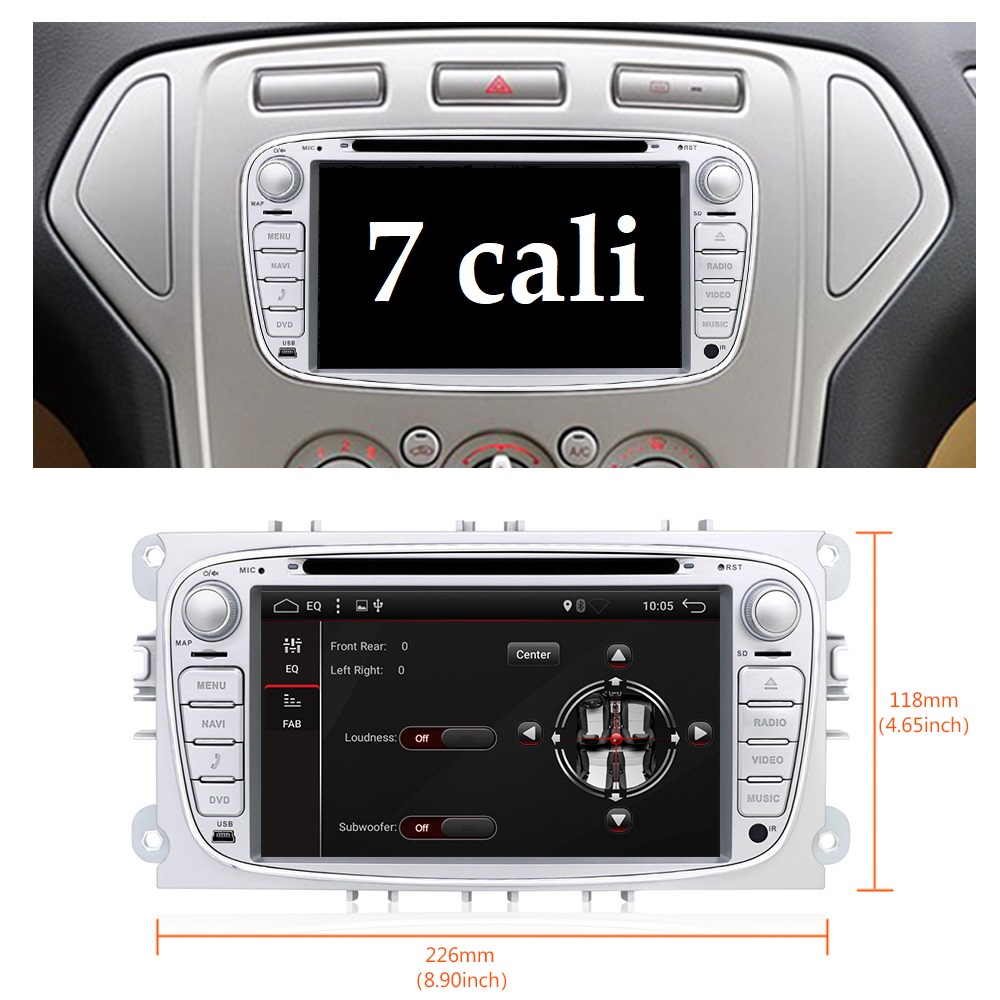 NAWIGACJA RADIO FORD MONDEO MK4 CONVERS ANDROID 9