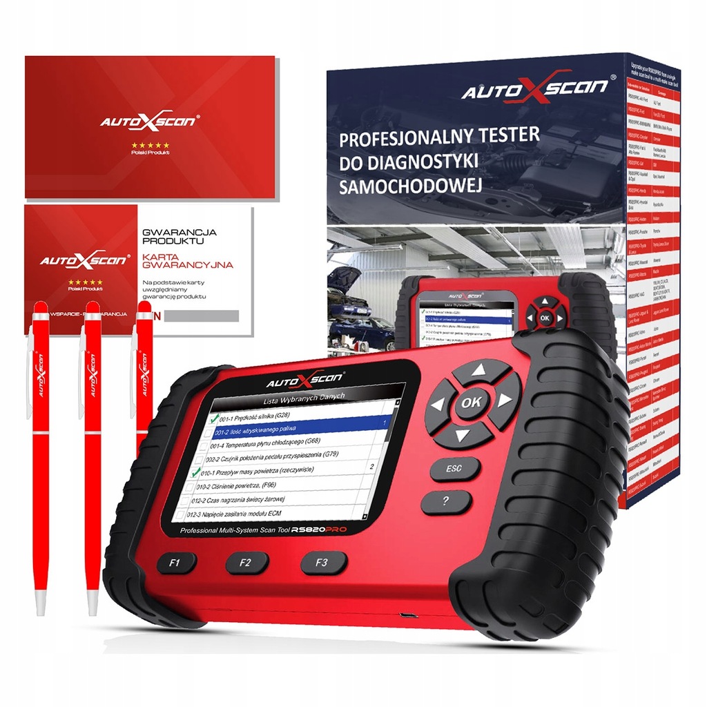 Skaner diagnostyczny AutoXscan rs820 PRO Toyota / Lexus - 14387889067 ...