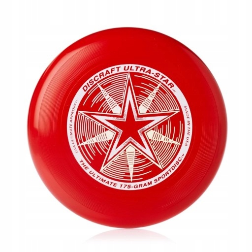 DISCRAFT Ultra-Star 175G ULTIMATE FRISBEE dark red