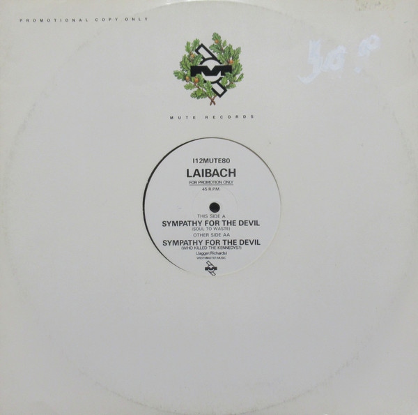 LAIBACH Sympathy For The Devil 12''singiel,PROMO