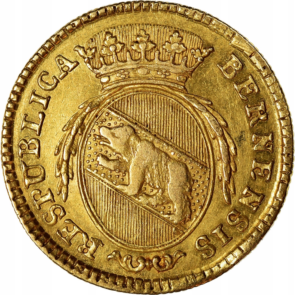 Moneta, Kantony Szwajcarskie, BERN, Duplone, 1793,