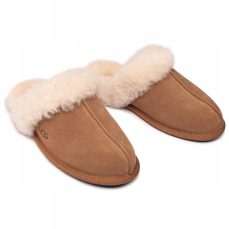 J970 Ugg Kapcie damskie futerko skóra owcza r.39